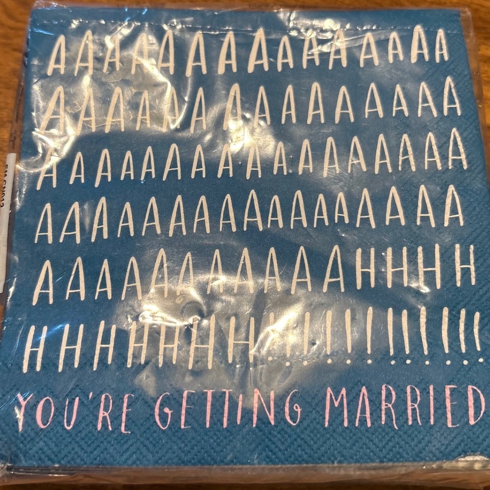 Emily McDowell Studio You're Getting Married Napkins - 20‎ Count Bridal Shower